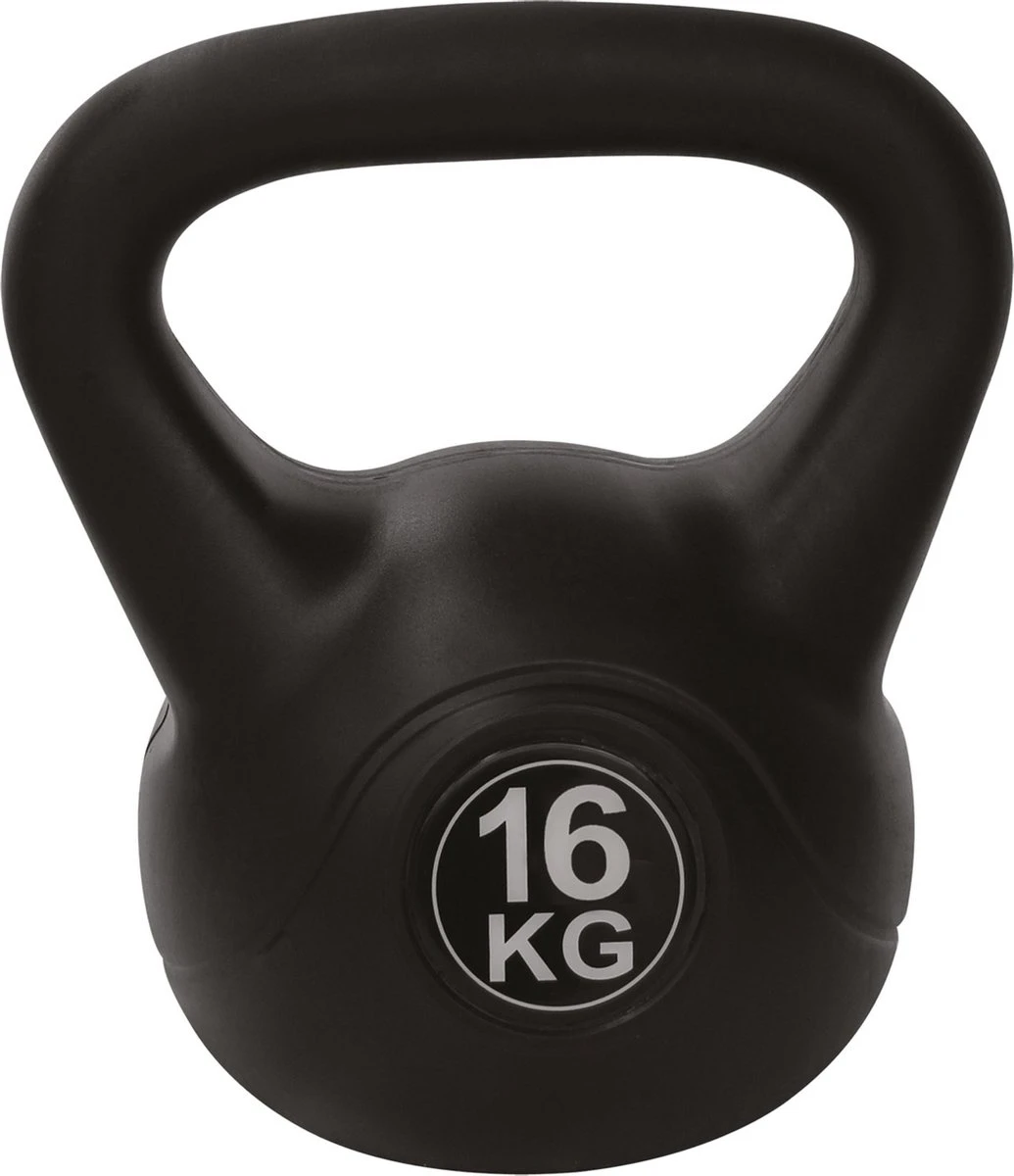 Tunturi PVC Kettle Bell - Kettlebell - 16 Kg - Incl. Gratis Fitness App
