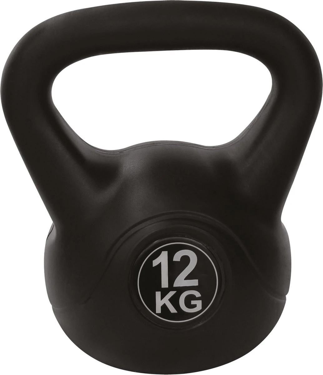 Tunturi PVC Kettle Bell - Kettlebell - 12 Kg - Incl. Gratis Fitness App