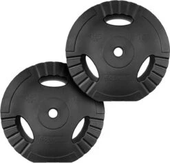 Fitnessapparatuur Winkel 23 ScSPORTS® Halterschijven Set 30 Kg - 2 X 15 Kg - Gewichten Met Handgrepen - Kunststof - 30 Mm
