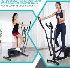 Crosstrainer Hometrainer Fitness - FitBoostR -Fitnessapparatuur Winkel 1200x1163 4