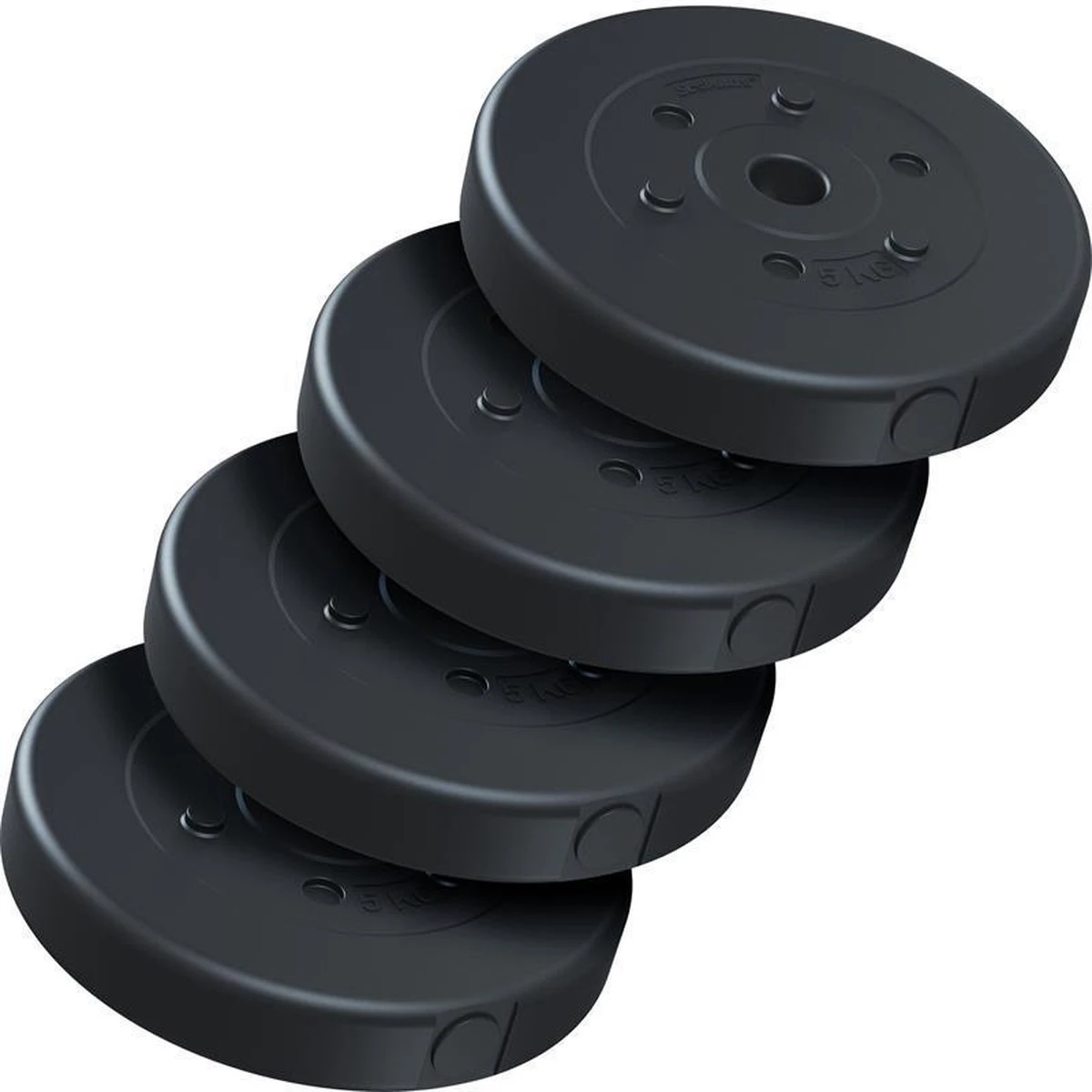 ScSPORTS® Gewichten set 20 KG - Kunststof - 4 x 5 kg - 30 mm - Halterschijven ScSPORTS® Gewichten Set 20 KG - Kunststof - 4 X 5 Kg - 30 Mm - Halterschijven -Fitnessapparatuur Winkel 1200x1200 1191