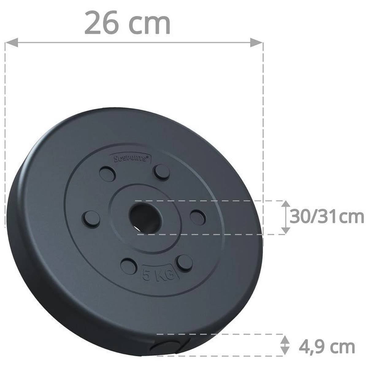ScSPORTS® Gewichten set 20 KG - Kunststof - 4 x 5 kg - 30 mm - Halterschijven ScSPORTS® Gewichten Set 20 KG - Kunststof - 4 X 5 Kg - 30 Mm - Halterschijven -Fitnessapparatuur Winkel 1200x1200 1193