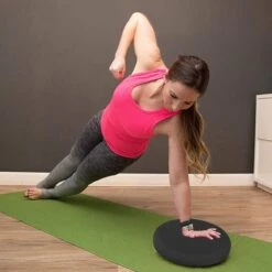 Wiebelkussen + Pomp - Balanskussen - Balansbord - Volwassenen En Kinderen - Met Pomp - 34CM - Black -Fitnessapparatuur Winkel 1200x1200 1312