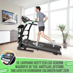 FitBoostR Loopband Inklapbaar 14 Km/h Fitness - Met Massageriem En Hartslagfunctie -Fitnessapparatuur Winkel 1200x1200 215
