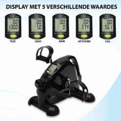 Luxari - Stoelfiets Pro - Verstelbare Weerstand - Inclusief Grip Mat - Handgreep - Display - Hometrainer - Deskbike - Beentrainer – Armtrainer - Fietstrainer - Bewegingstrainer -Fitnessapparatuur Winkel 1200x1200 33