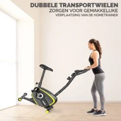 Hometrainer Fitness Fiets Met Verstelbaar Zadel En Hartslagsensor -Fitnessapparatuur Winkel 1200x1200 346