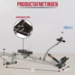 Roeimachine Hometrainer Roeitrainer Roeiapparaat Fitness - Met Trainingscomputer -Fitnessapparatuur Winkel 1200x1200 544