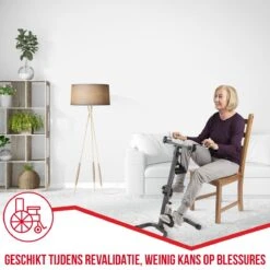 3-in-1 Hometrainer Fietstrainer Fitness Stoelfiets Armtrainer Pedaaltrainer - Voor Senioren Of Revalidatie -Fitnessapparatuur Winkel 1200x1200 60