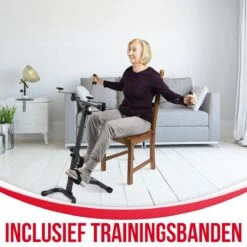3-in-1 Hometrainer Fietstrainer Fitness Stoelfiets Armtrainer Pedaaltrainer - Voor Senioren Of Revalidatie -Fitnessapparatuur Winkel 1200x1200 61