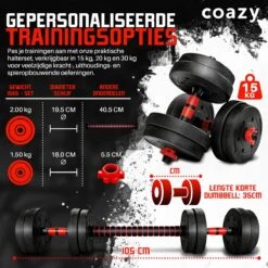 Coazy Dumbell En Barbell Set Verstelbaar - Dumbells - Gewichten Fitness - Halterstang Met Gewichten - Halter -Fitnessapparatuur Winkel 1200x1200 890