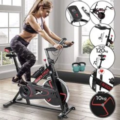 Fitnessapparatuur Winkel 37 Merkloos Hometrainer - 105 X 47 X 100 Cm - Incl. Computerdisplay