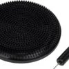 Wiebelkussen + Pomp - Balanskussen - Balansbord - Volwassenen En Kinderen - Met Pomp - 34CM - Black