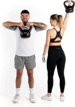 WAYS. Kettlebell - 6 KG - PVC - Zwart -Fitnessapparatuur Winkel 837x1200 1