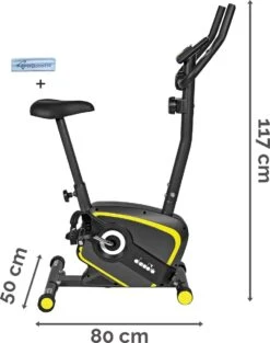 Hometrainer Fitness Fiets Met Verstelbaar Zadel En Hartslagsensor -Fitnessapparatuur Winkel 948x1200